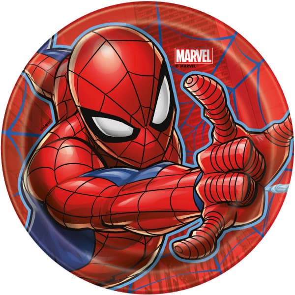 Buy Spider-Man Round 7" Dessert Plates  8ct for only $5.09 by Unique