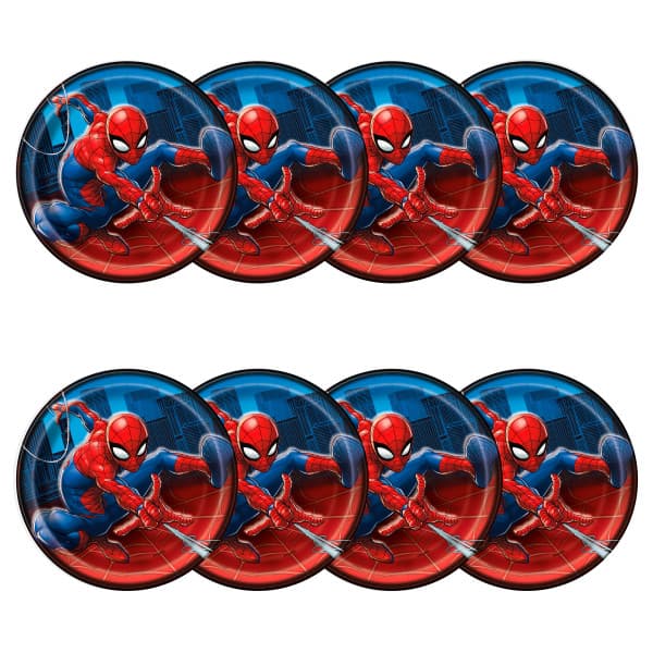 Buy Spider-Man Round 7" Dessert Plates  8ct for only $5.09 by Unique