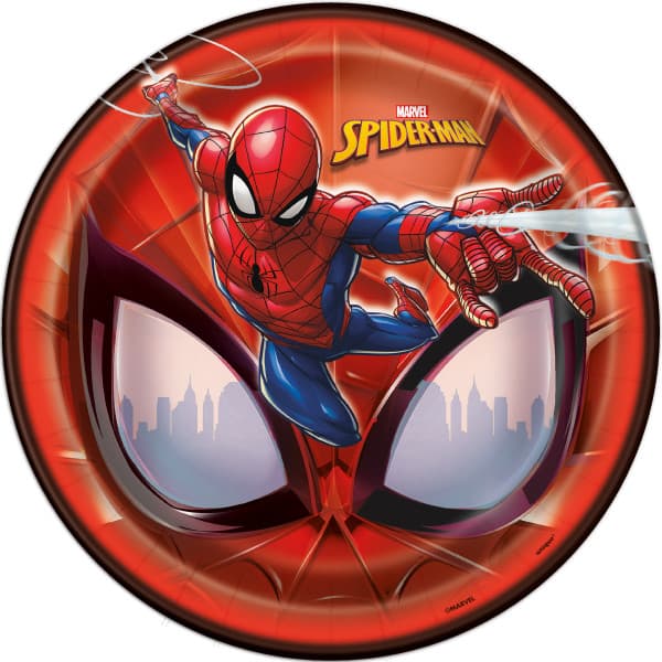 Buy Spider-Man Round 9" Dinner Plates  8ct for only $5.49 by Unique