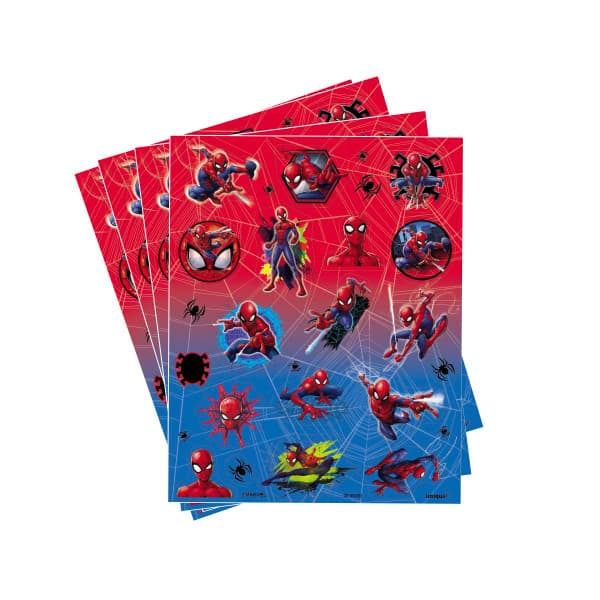 Spider-Man Sticker Sheets  4ct