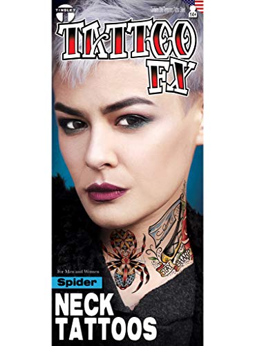 Buy Spider Neck Tattoo FX Temporary for only $7.59 byTinsley Transfers