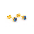 Buy Studex Birthstone Sensitive Gold Plated September Sapphire Stud Earrings 5mm for only $16.99 by Studex