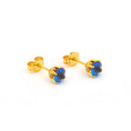 Buy Studex Birthstone Sensitive Gold Plated September Sapphire Stud Earrings 5mm for only $16.99 by Studex