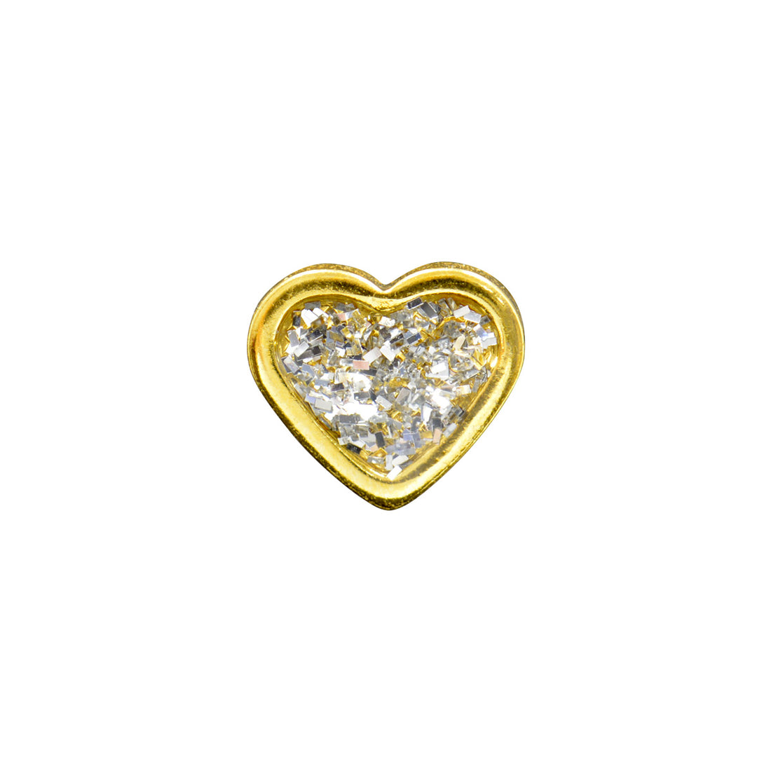 Buy Studex Sensitive 6mm Heart with Clear Glitter Centre Gold Plated Earrings for only $14.99 by Studex