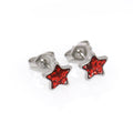 Buy Studex Sensitive 6mm Stainless Star with Red Glitter Stud Earrings for only $14.99 by Studex