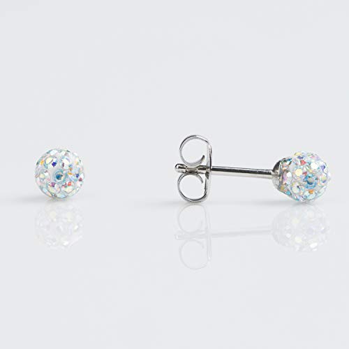 Buy Studex Sensitive AB Crystal Fireball Stud Earrings 4.5mm for only $14.99 by Studex