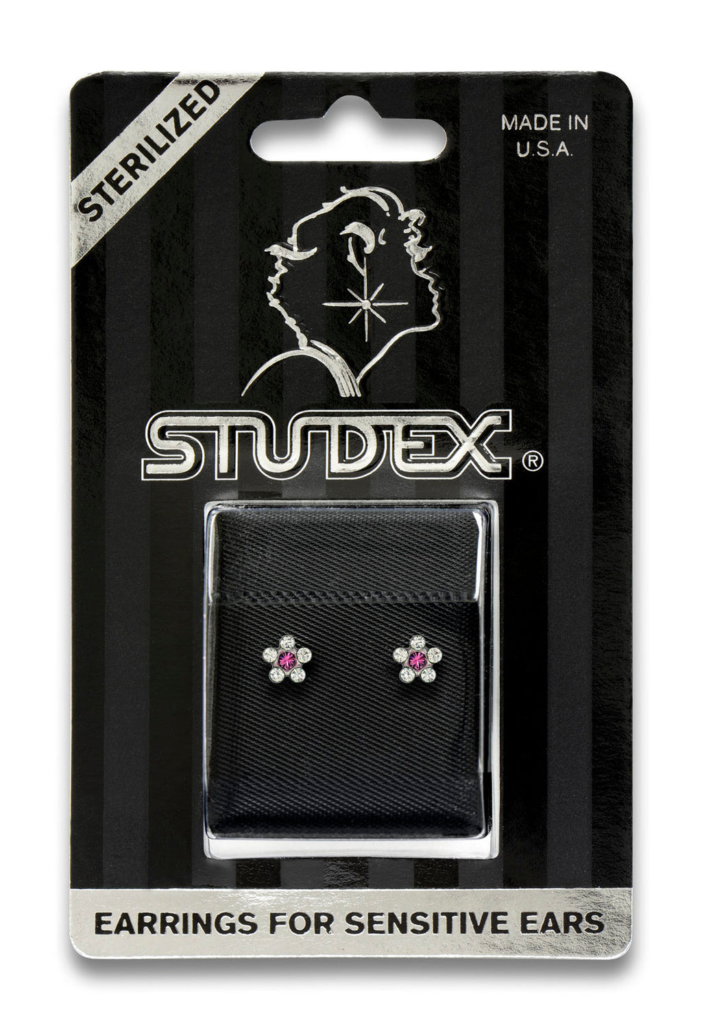 Buy Studex Sensitive Crystal Rose Daisy Stud Earrings.  for only $14.99 byStudex
