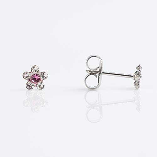 Buy Studex Sensitive Crystal Rose Daisy Stud Earrings.  for only $14.99 by Studex