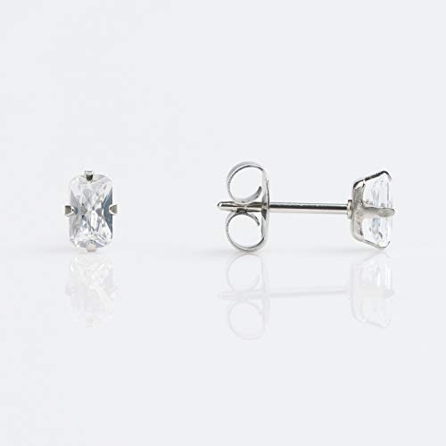 Buy Studex Sensitive Cubic Zirconia Stud Earrings 5x3mm for only $14.99 byStudex