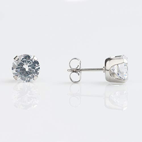Buy Studex Sensitive Cubic Zirconia Stud Earrings 7mm for only $14.99 by Studex