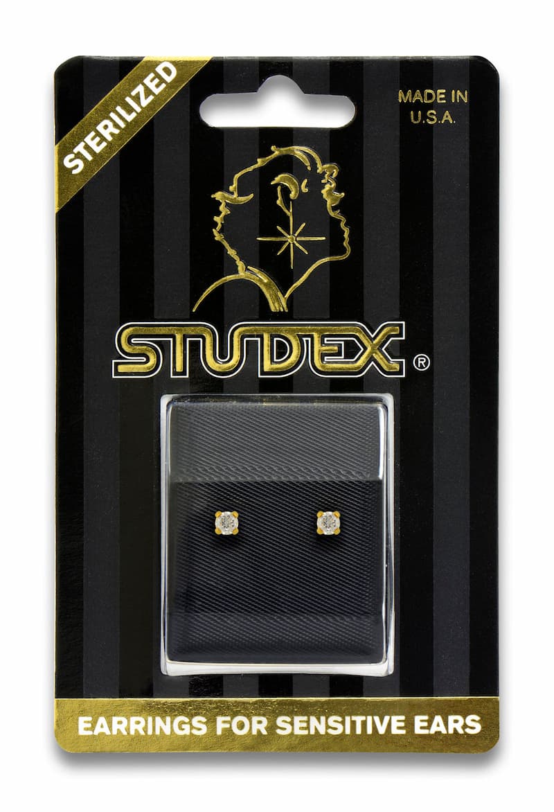 Buy Studex Sensitive Cubic Zirconia Stud Earrings Gold Plated 3mm for only $14.99 byStudex
