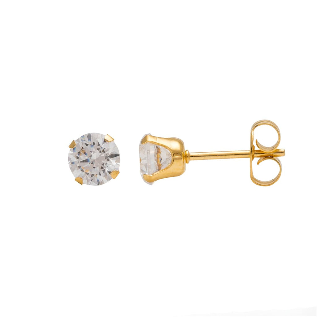 Buy Studex Sensitive Cubic Zirconia Stud Earrings Gold Plated 3mm for only $14.99 by Studex
