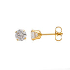 Buy Studex Sensitive Cubic Zirconia Stud Earrings Gold Plated 3mm for only $14.99 by Studex