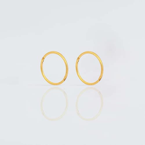 Buy  Studex Sensitive Gold Plated Silver 1/2" Smooth Hinged Hoop for only $14.99 byStudex
