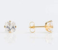 Buy Studex Sensitive Princess Cut Cubic Zirconia Stud Earrings 6mm Gold Plated for only $14.99 byStudex