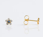 Buy Studex Sensitive Stud Earrings Gold Plated Daisy Apr Crystal September Sapphire for only $14.99 by Studex