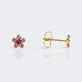 Buy  Studex Sensitive Stud Earrings Gold Plated Daisy Light Rose Fuchsia for only $14.99 byStudex