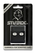 Buy  Studex Sensitive Stud Earrings Stainless Steel 8X6MM Crystal Oval for only $14.99 byStudex