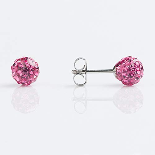 Buy Studex Sensitive Stud Earrings Stainless Steel Tiffany Setting 4.5 mm Fireball Rose for only $14.99 byStudex