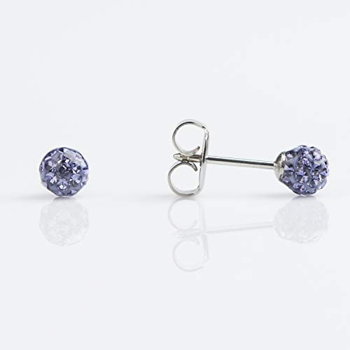 Buy Studex Sensitive Tanzanite Fireball Stud Earrings 4.5mm for only $14.99 byStudex