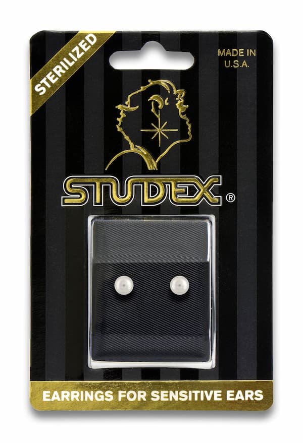 Buy Studex Sensitive White Pearl Fashion Stud Gold Plated 4mm  for only $14.99 by Studex