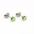 Buy  Studex Stainless Steel 5mm Cubic Zirconia Neon Green for only $14.99 byStudex