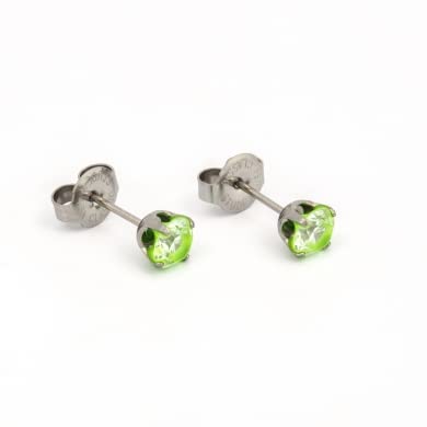Buy  Studex Stainless Steel 5mm Cubic Zirconia Neon Green for only $14.99 byStudex