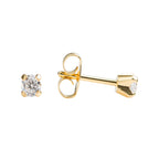 Buy Studex Tiny Tips 3mm Cubic Zirconia Pure Gold Plated Ear Studs For Kids for only $14.99 by Studex