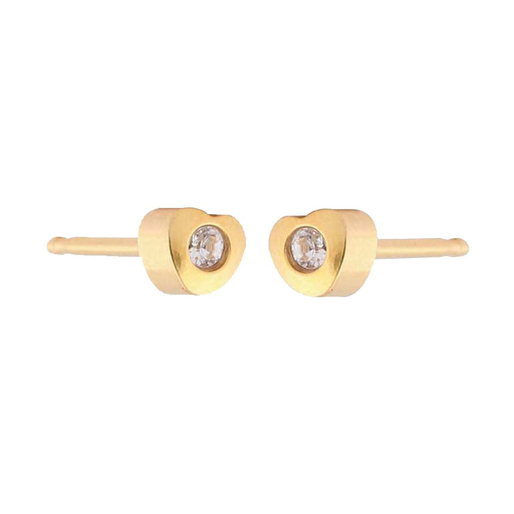 Buy Studex Tiny Tips April Crystal Heart Ear Studs For Kids  4mm for only $14.99 by Studex