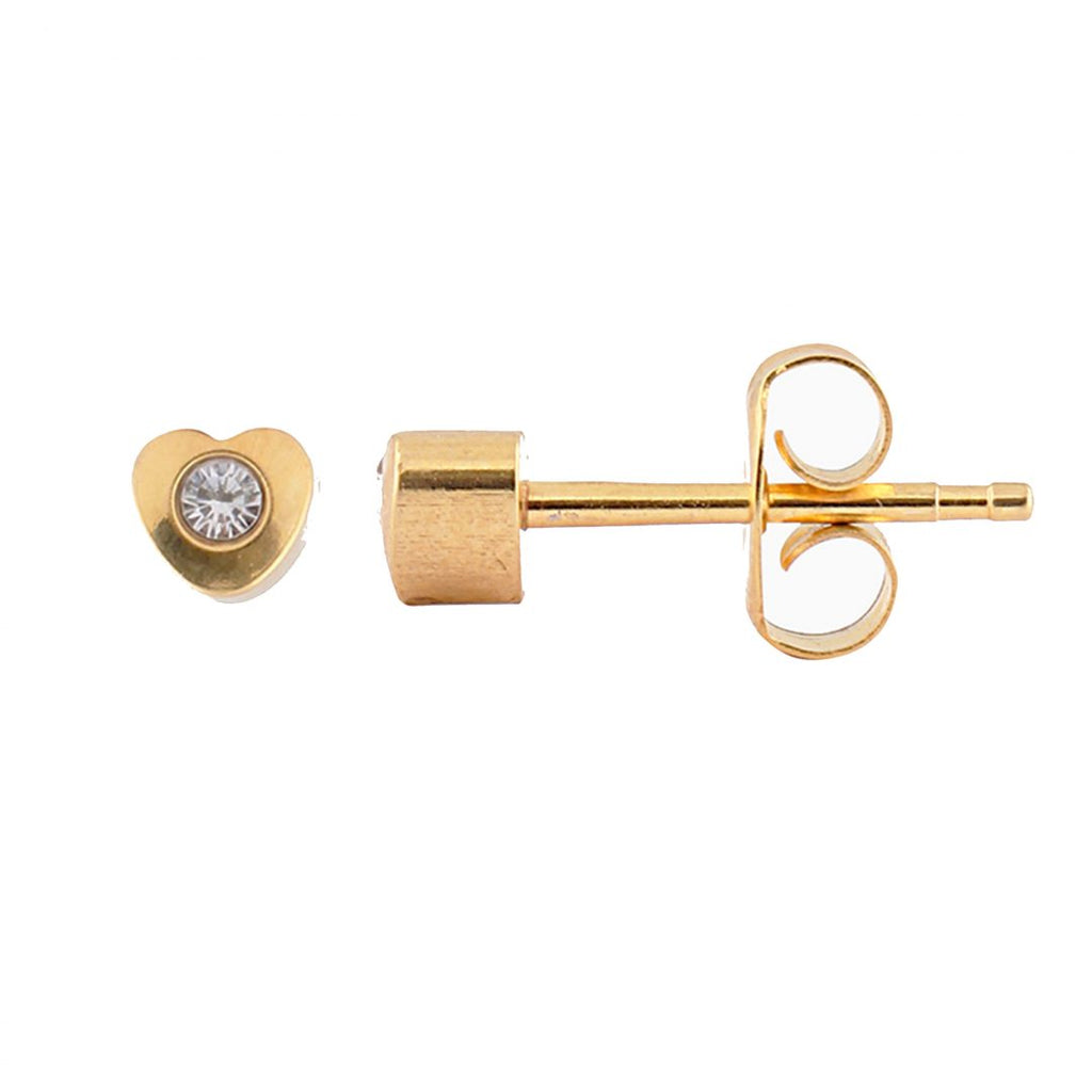 Buy Studex Tiny Tips April Crystal Heart Ear Studs For Kids  4mm for only $14.99 by Studex