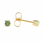 Buy Studex Tiny Tips August Peridot 3mm Birthstone Pure Gold Plated Ear Studs For Kids for only $14.99 by Studex