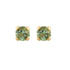 Buy Studex Tiny Tips August Peridot 3mm Birthstone Pure Gold Plated Ear Studs For Kids for only $14.99 by Studex