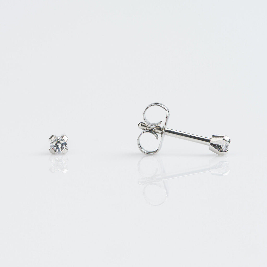 Buy Studex Tiny Tips Cubic Zirconia  Stainless Steel  3mm Stud Earrings for only $14.99 byStudex