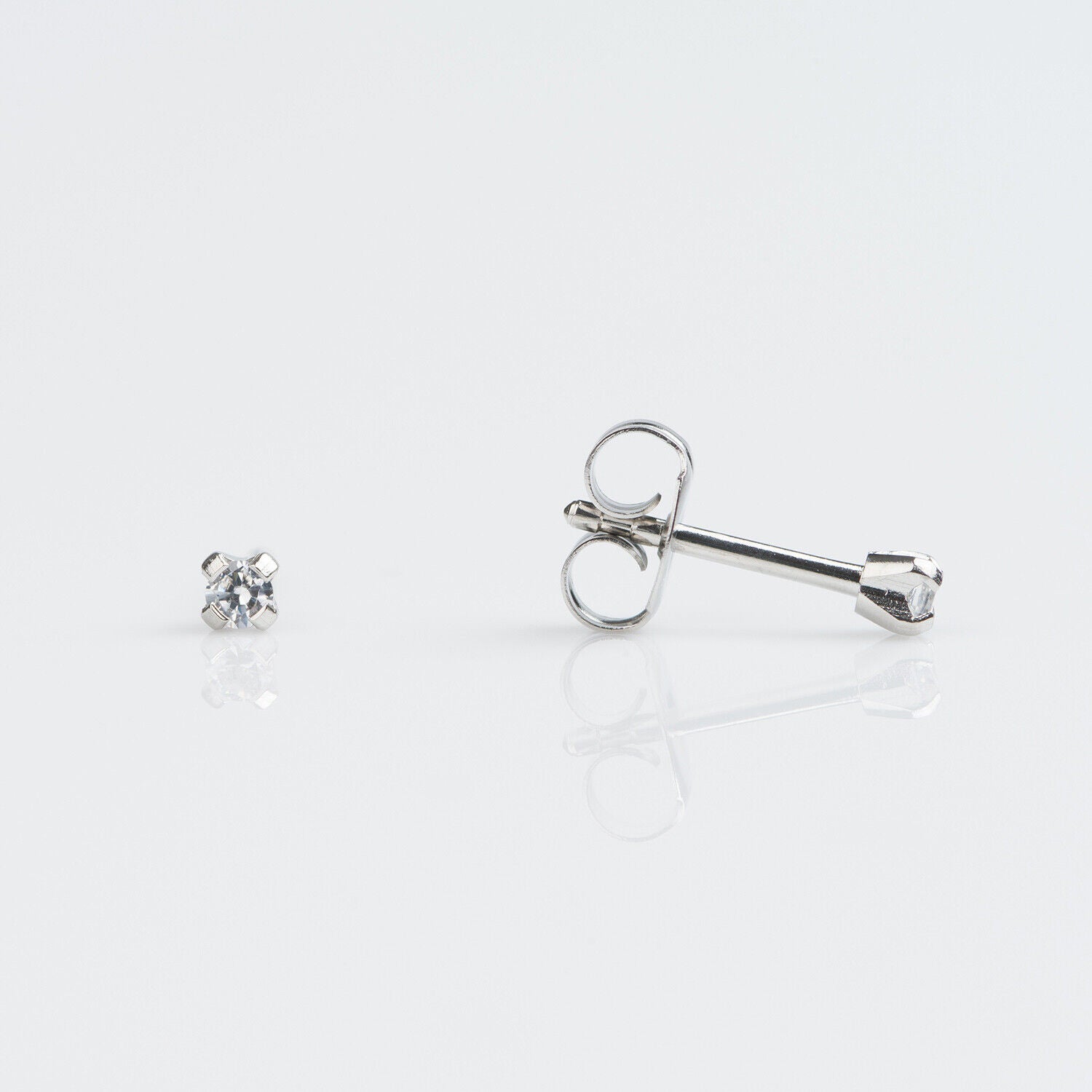 Buy Studex Tiny Tips Cubic Zirconia  Stainless Steel  3mm Stud Earrings for only $14.99 byStudex