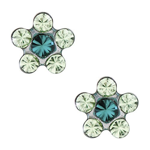 Buy Studex Tiny Tips Daisy Stud Hypoallergenic Surgical Steel Baby Earrings for Women for only $14.99 byStudex