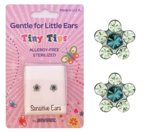Buy Studex Tiny Tips Daisy Stud Hypoallergenic Surgical Steel Baby Earrings for Women for only $14.99 byStudex