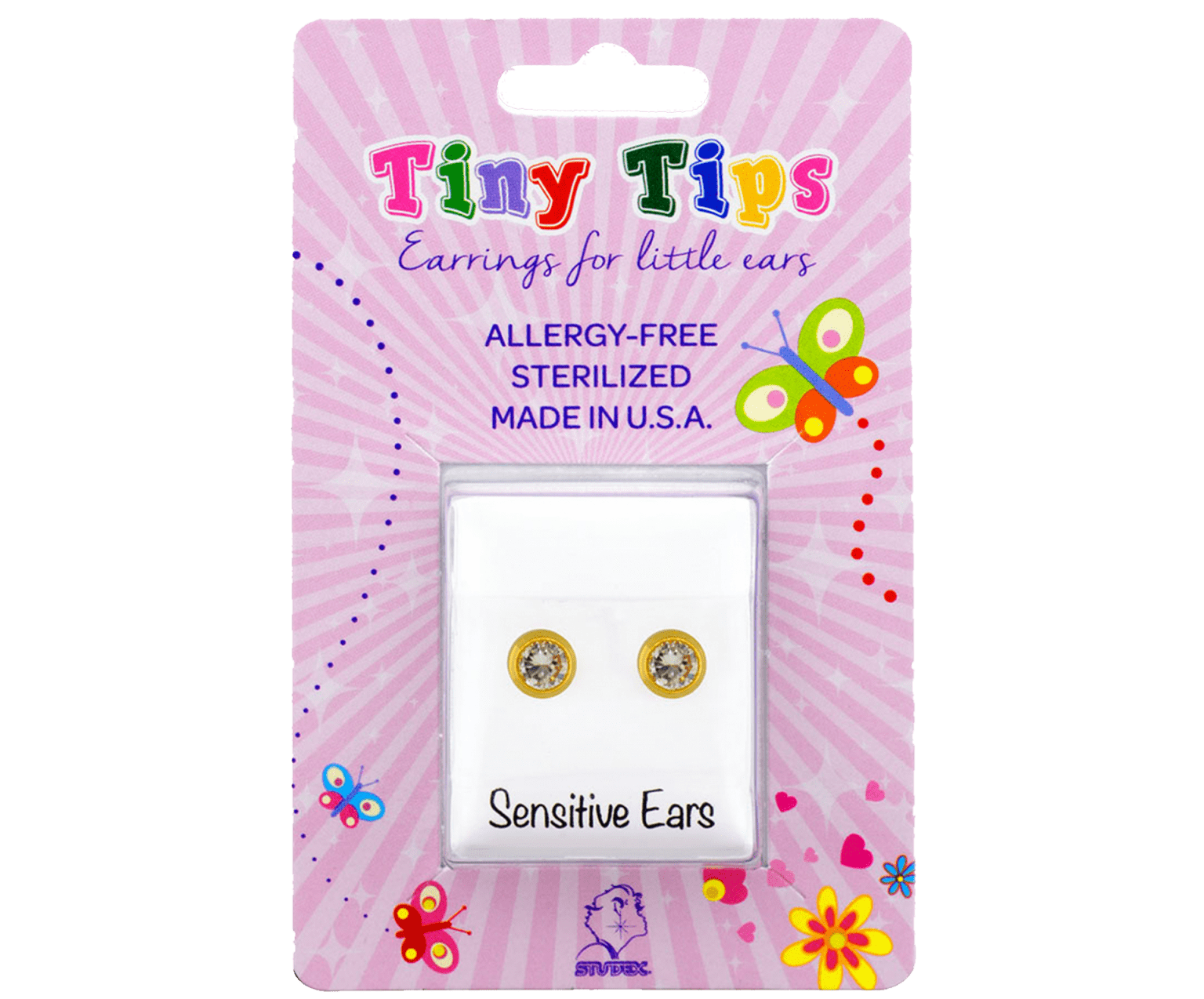 Buy Studex Tiny Tips Gold Plated Bezel Cubic Zirconia Earrings Studs 3mm for only $14.99 byStudex