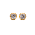 Buy Studex Tiny Tips Gold Plated Bezel Cubic Zirconia Earrings Studs 3mm for only $14.99 byStudex
