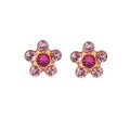 Buy Studex Tiny Tips Gold Plated Daisy Light Rose Fuchsia Stud Earrings  for only $14.99 byStudex