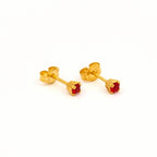 Buy Studex Tiny Tips July Ruby Earrings  Studs 3mm for only $14.99 byStudex
