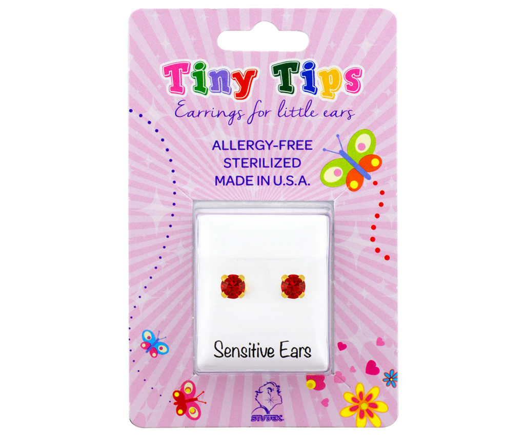 Buy Studex Tiny Tips July Ruby Earrings  Studs 3mm for only $14.99 byStudex