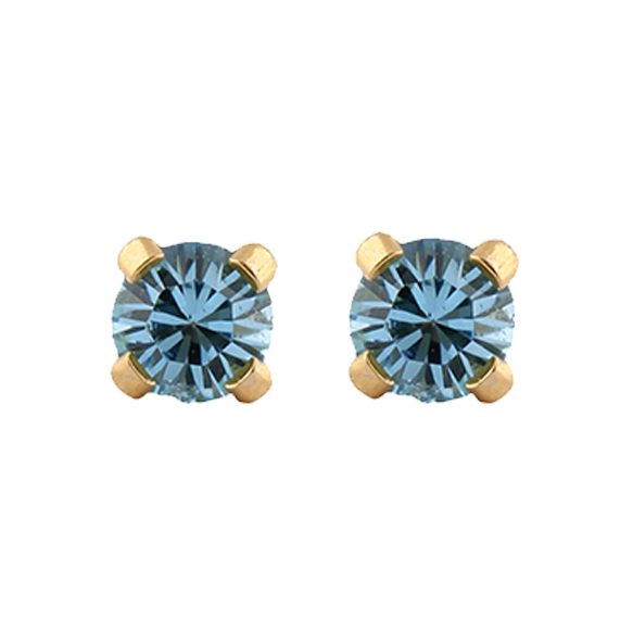 Buy Studex Tiny Tips March Aquamarine Earrings Studs for only $14.99 byStudex