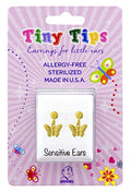 Buy Studex Tiny Tips Stud Earrings Drop Butterfly Hypoallergenic for Little Ears for only $14.99 byStudex
