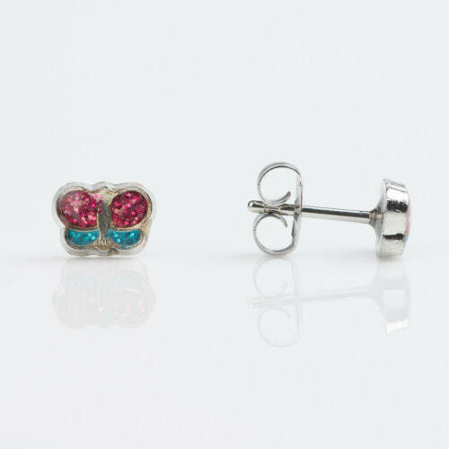 Buy Studex Tiny Tips Stud Earrings for Little Sensitive Ears stainless glitter butterfly for only $14.99 byStudex