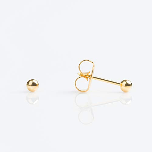 Buy Studex Tiny Tips Stud Earrings Gold Plated 3mm Ball TT-621 for only $14.99 by Studex