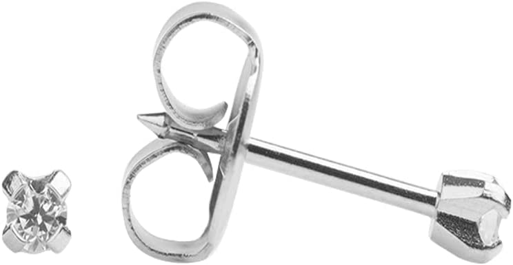 Buy Studex Tiny Tips Stud Earrings  Hypoallergenic 2mm Cubic Zirconia & Stainless Steel for only $14.99 byStudex