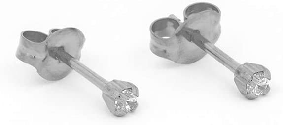 Buy Studex Tiny Tips Stud Earrings  Hypoallergenic 2mm Cubic Zirconia & Stainless Steel for only $14.99 byStudex
