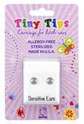 Buy Studex Tiny Tips Stud Earrings Stainless Steel Silver 3mm Ball Hypoallergenic for Little Ears for only $14.99 byStudex