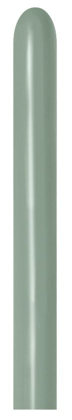 Sempertex 260B Pastel Dusk Laurel Green Twisting Latex Balloons (50 count)