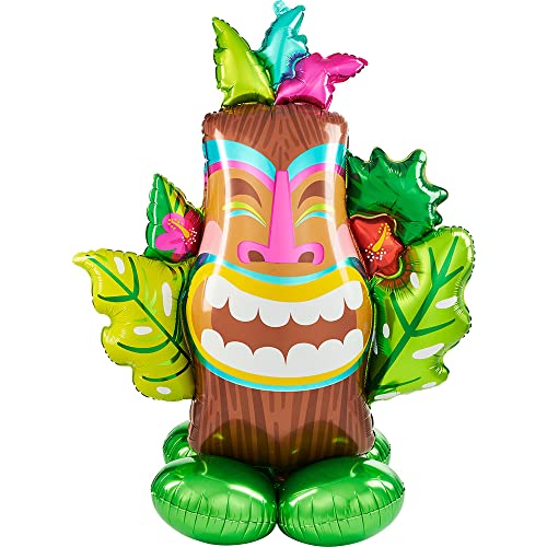 Buy Tiki  Luau Tropical  53" AirLoonz  Air-Filled Only Foil Balloon for only $19.99 by Anagram
